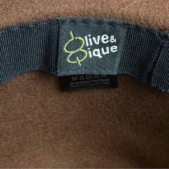 Olive & Pique Corbett Western Rancher Wool Hat Bohemian Size 7.5 Brown